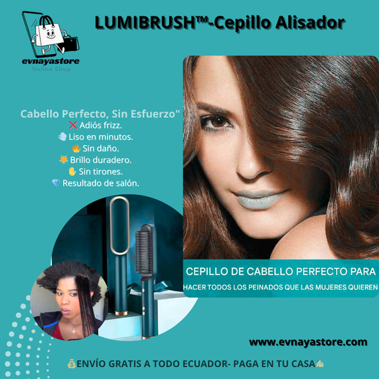 LUMIBRUSH™-alisador de cabello