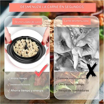 CRUSHBOWL™_ Bandeja Trituradora de Carne y Pollo